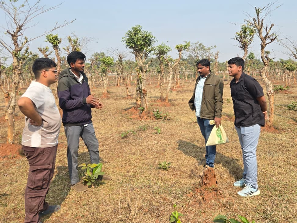 SeriScope field visit to a Tasar silk farm